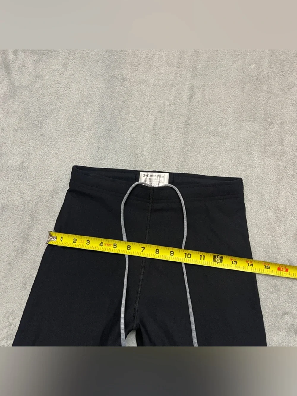 Mens Vintage Under Armour Spandex Tights Compression Pants Black M Cold gear